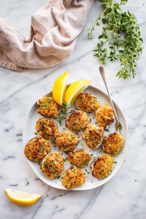 Stuffed Clams with Herbed Breadcrumbs