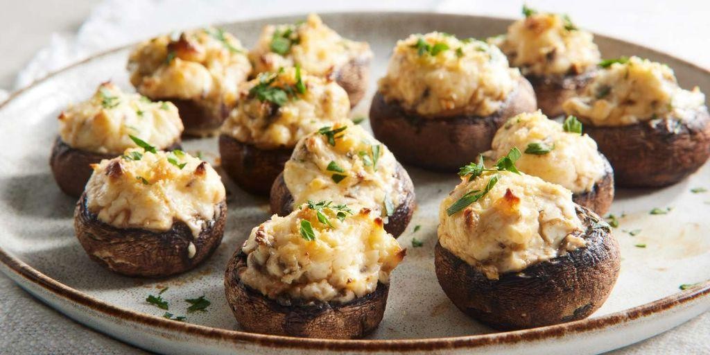 Stuffed Mushrooms with Cheese