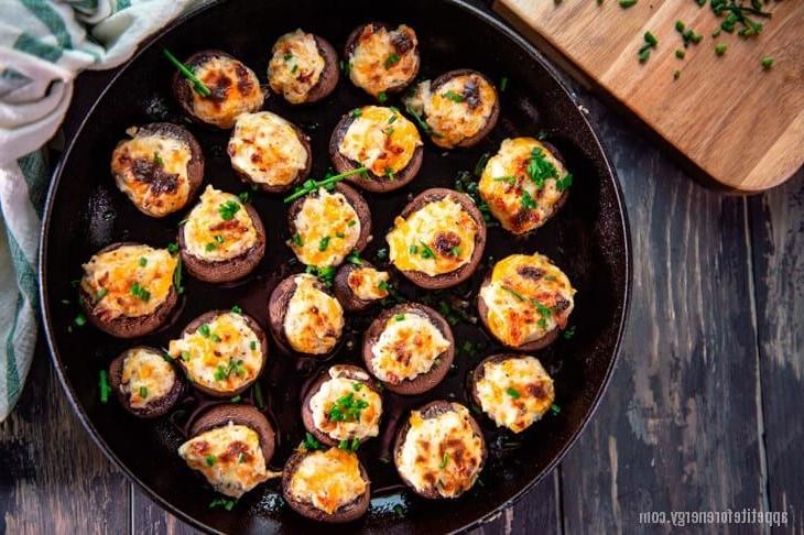 Stuffed Mushrooms with Herbed Cream Cheese