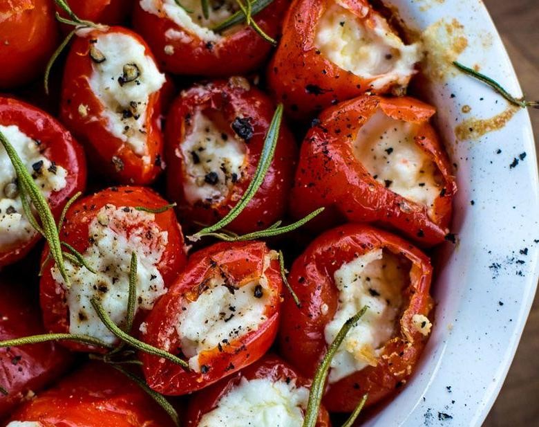 Stuffed Piquillo Peppers with Goat Cheese