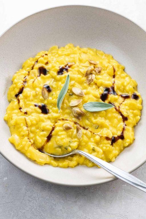 Sugar Pumpkin and Sage Risotto