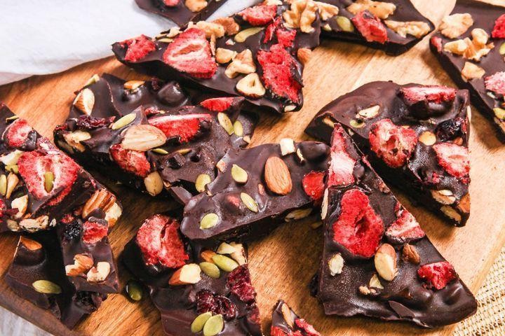 Sugar-Free Chocolate Bark