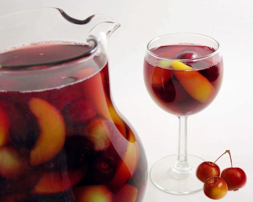 Summer Rainier Cherry Sangria