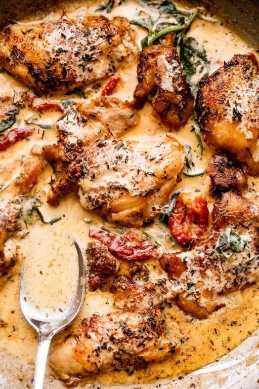 Sun-Dried Tomato Chicken with Herbs