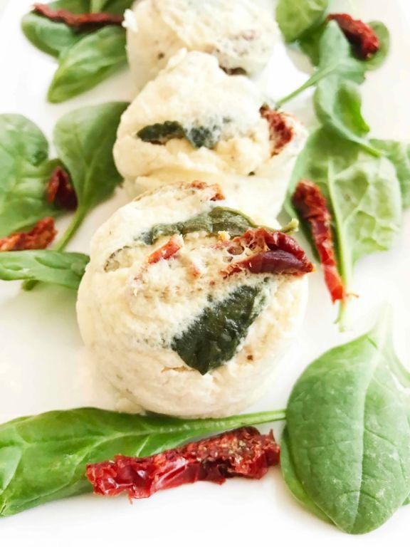 Sun-Dried Tomato and Basil Egg White Bites