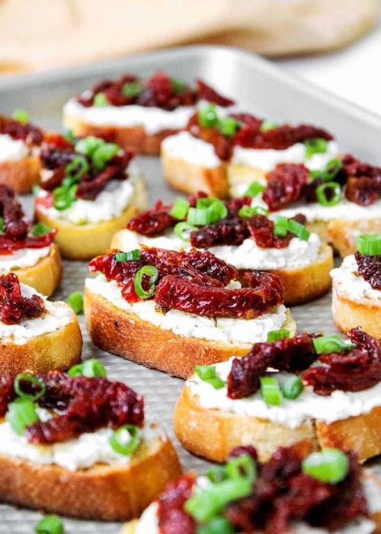 Sundried Tomato Mozzarella Bruschetta