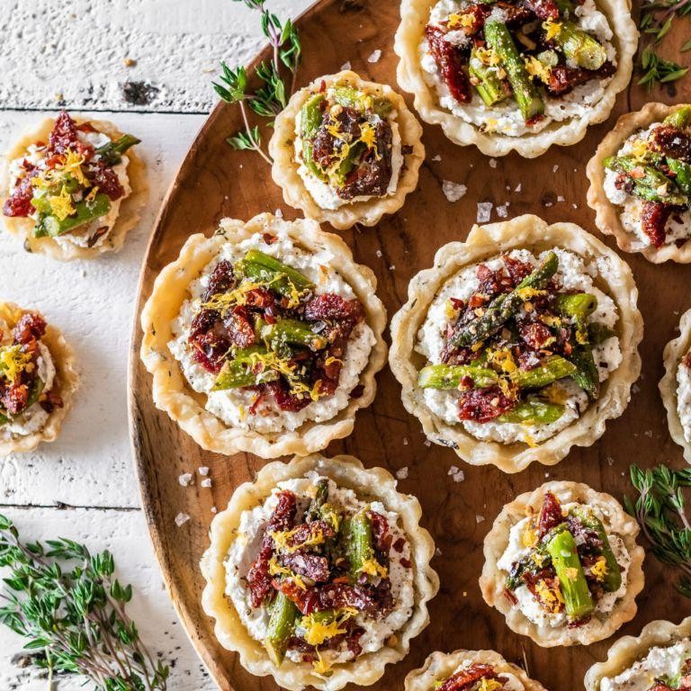 Sundried Tomato and Goat Cheese Tart