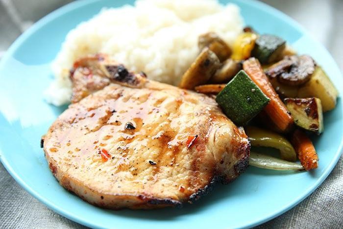 Sweet Chili BBQ Pork Chops