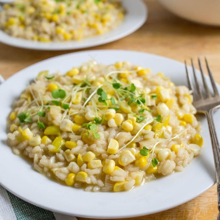 Sweet Corn Risotto