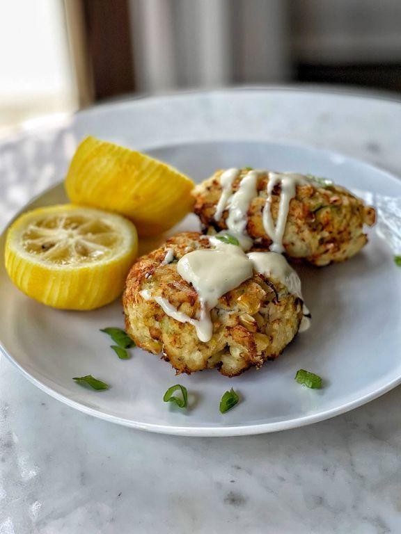 Sweet Corn and Imitation Crab Cakes