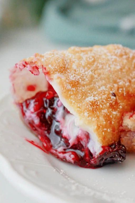 Sweet Cream Cheese and Berry Egg Rolls