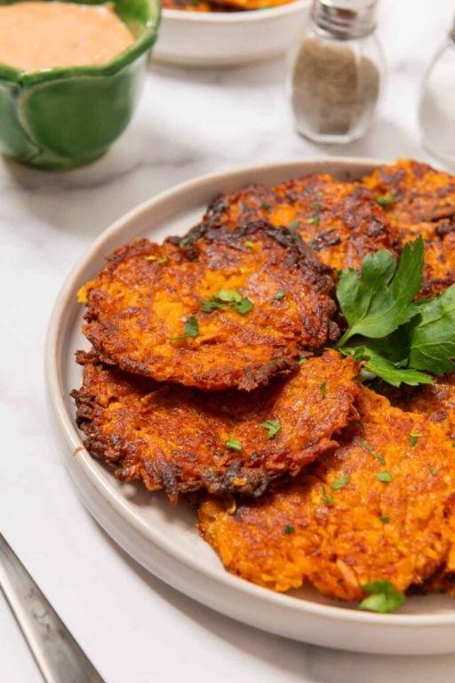 Sweet Potato Hash Browns with Herbs