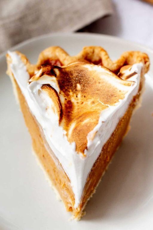 Sweet Potato Pie with Marshmallow Topping