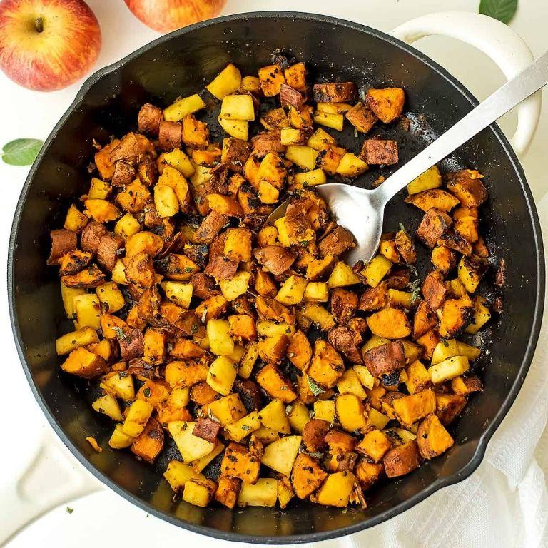 Sweet Potato and Apple Hash