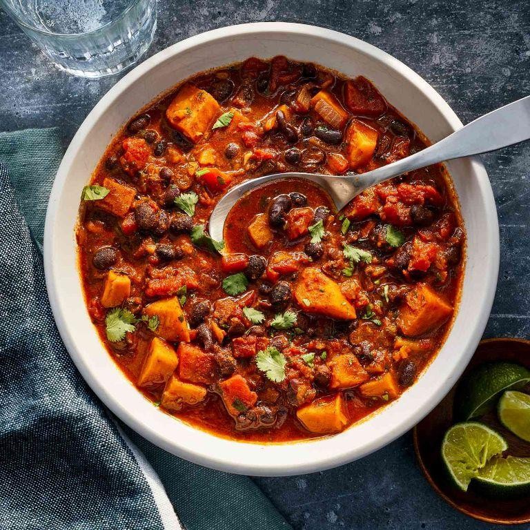 Sweet Potato and Black Bean Chili