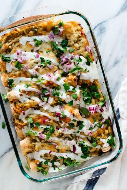 Sweet Potato and Black Bean Enchilada Bake