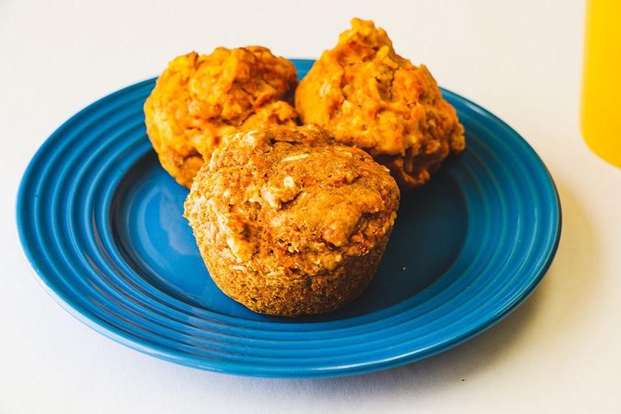 Sweet Potato and Carrot Mini Muffins