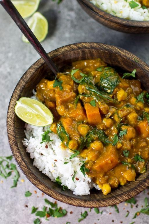 Sweet Potato and Chickpea Curry