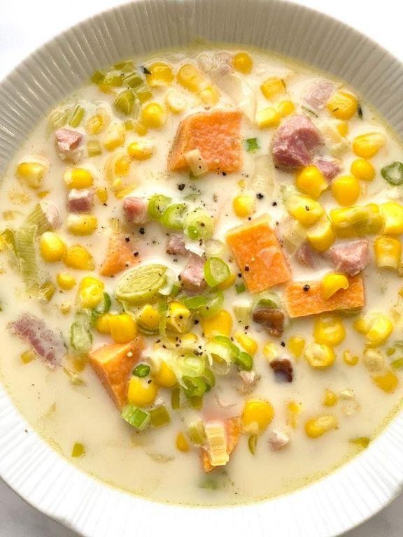 Sweet Potato and Corn Chowder