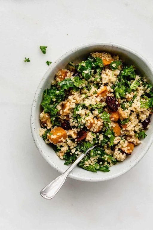 Sweet Potato and Kale Quinoa Salad