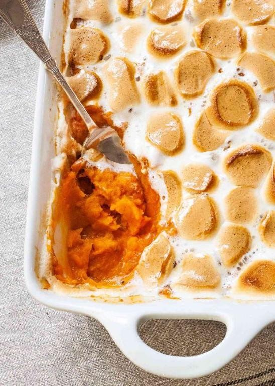 Sweet Potato and Marshmallow Casserole