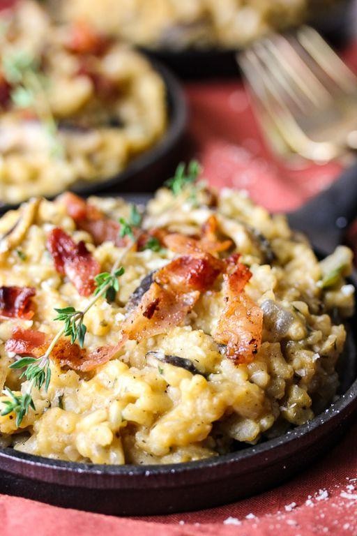 Sweet Potato and Mushroom Risotto