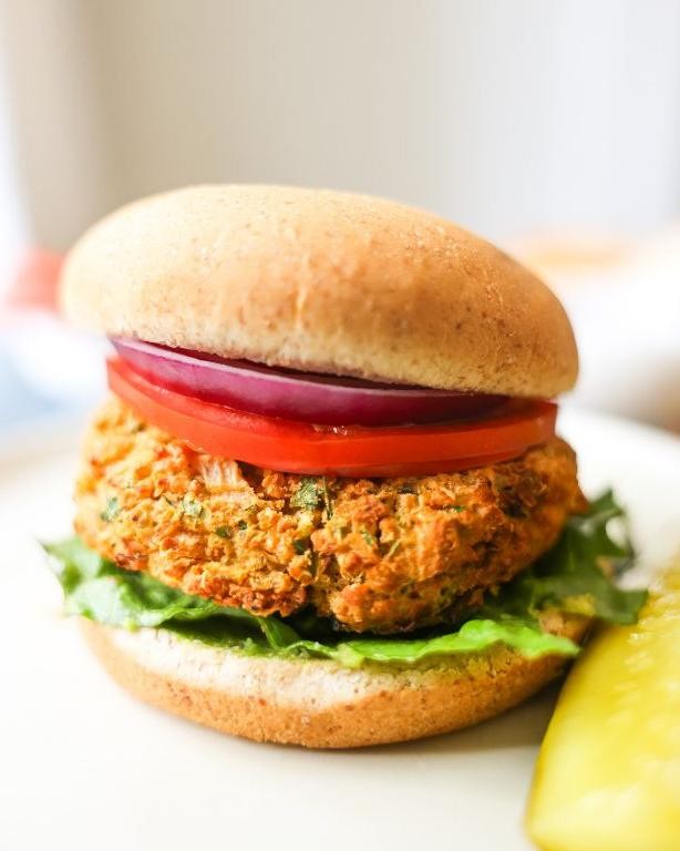 Sweet Potato and Zucchini Veggie Burgers