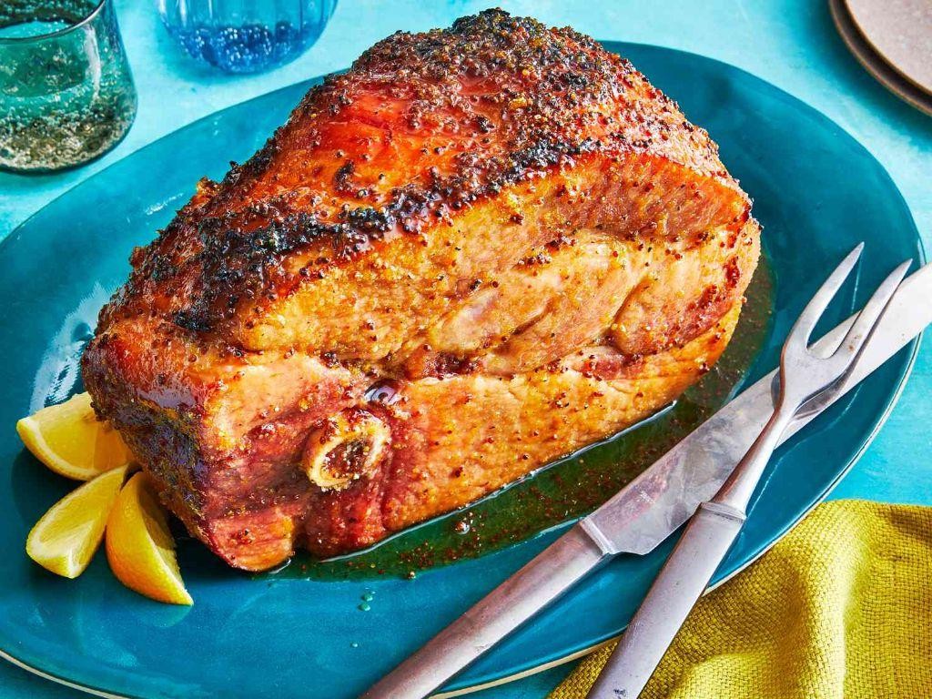 Sweet Tea Brined Baked Ham