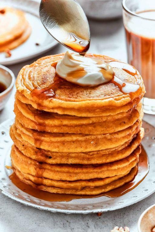 Sweet White Yam Pancakes
