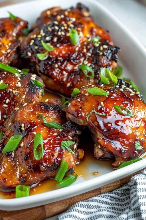 Sweet and Savory BBQ Chicken Thighs