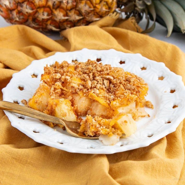 Sweet and Savory Pineapple Ham Casserole