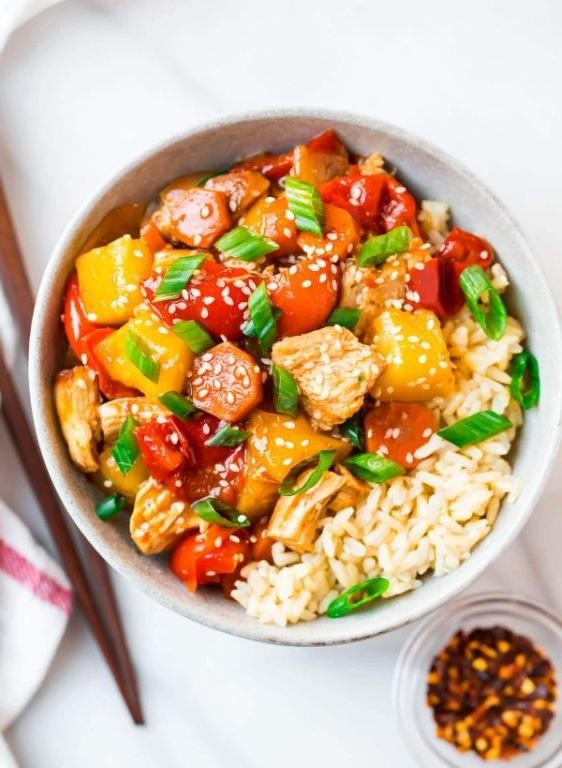 Sweet and Sour Crockpot Chicken Tenderloins