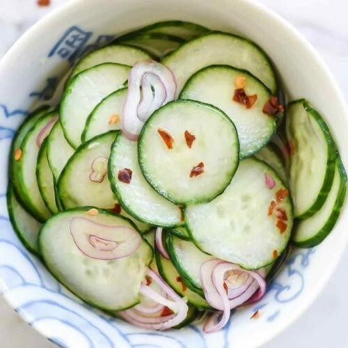 Sweet and Sour Korean Cucumbers