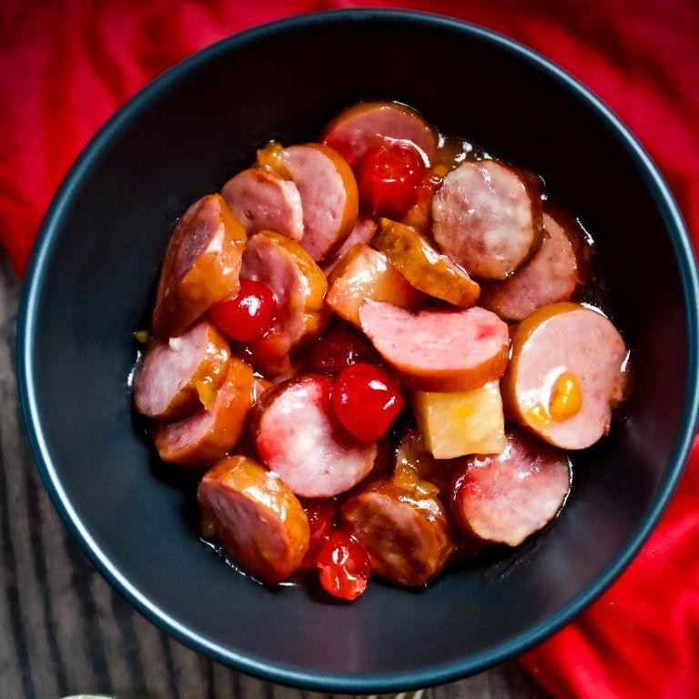 Sweet and Sour Polska Kielbasa Bites