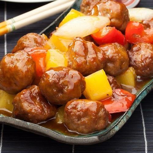Sweet and Sour Pork Mince Meatballs