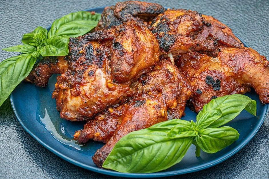 Sweet and Spicy Brined Cornish Hen