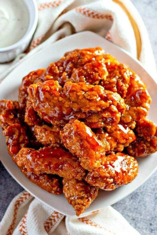 Sweet and Spicy Chicken Strips