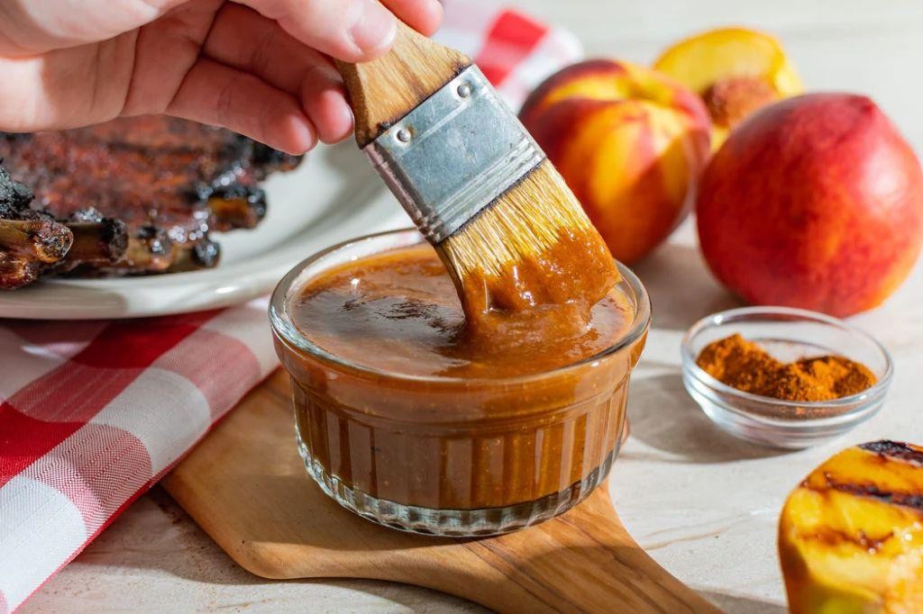 Sweet and Spicy Georgia Peach BBQ Sauce