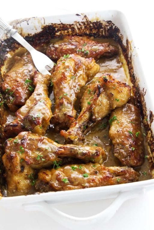 Sweet and Spicy Honey Mustard Fried Turkey Wings