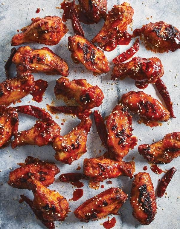Sweet and Spicy Korean Chicken Wings