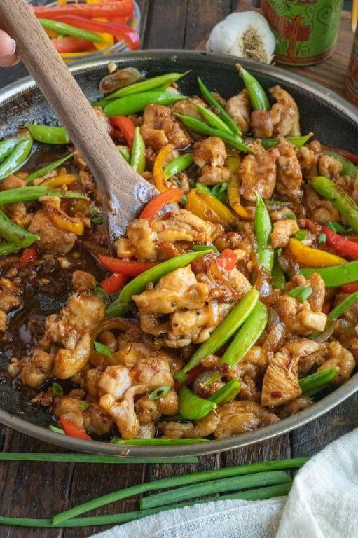 Sweet and Spicy Pickerel Stir-Fry