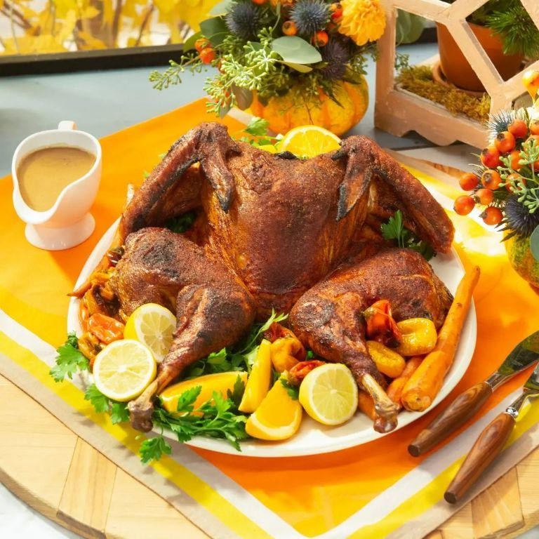 Sweet and Spicy Smoked Turkey