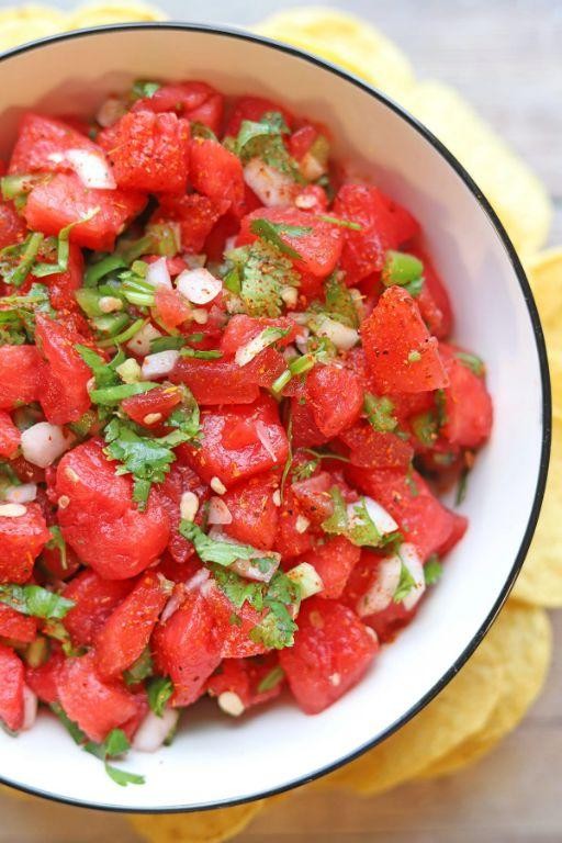 Sweet and Spicy Watermelon Salsa