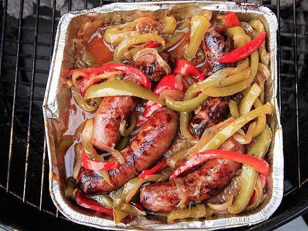 Sweet and Tangy Sausage with Peppers