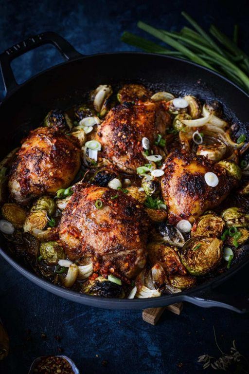 Szechuan Roasted Chicken Thighs