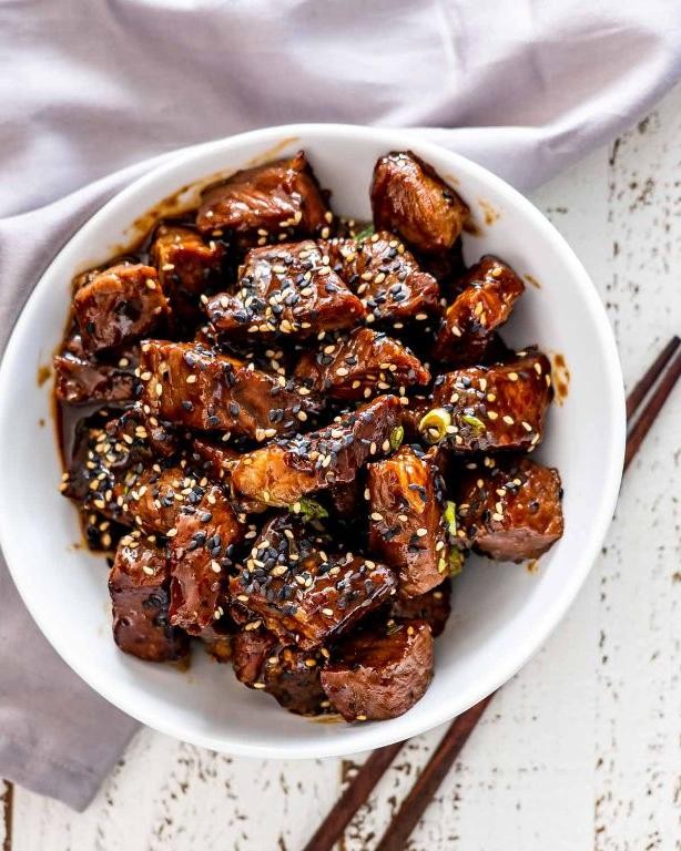 Szechuan Spicy Steak Bites