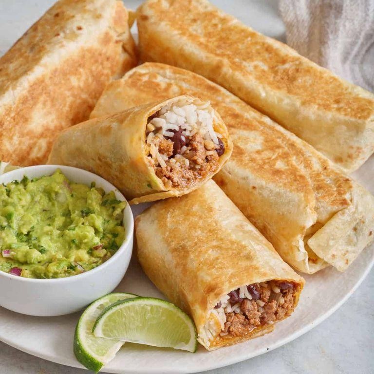 Taco-Seasoned Beef Burrito