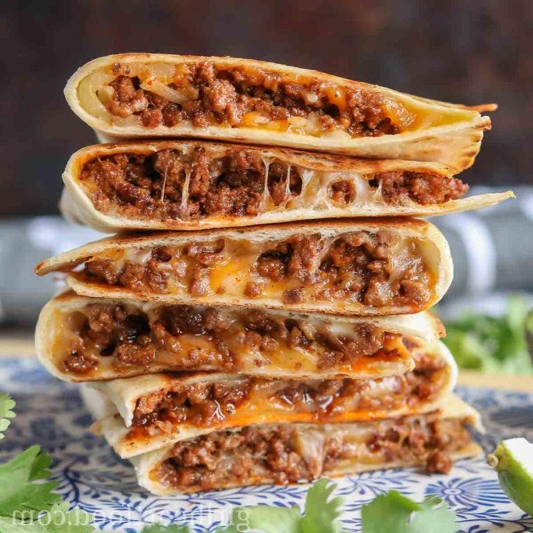 Taco-Seasoned Beef Quesadillas
