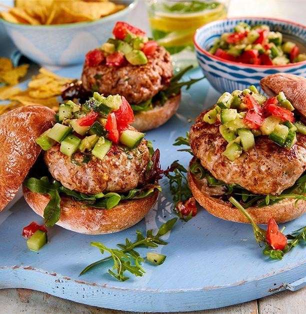 Taco-Style Pork Burger