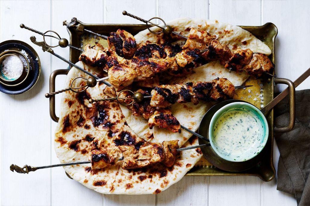 Tandoori Groundhog Kebabs with Mint Sauce